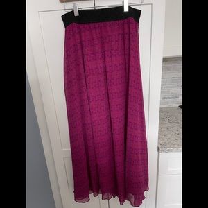 LuLaRoe Lucy Flamingo Skirt